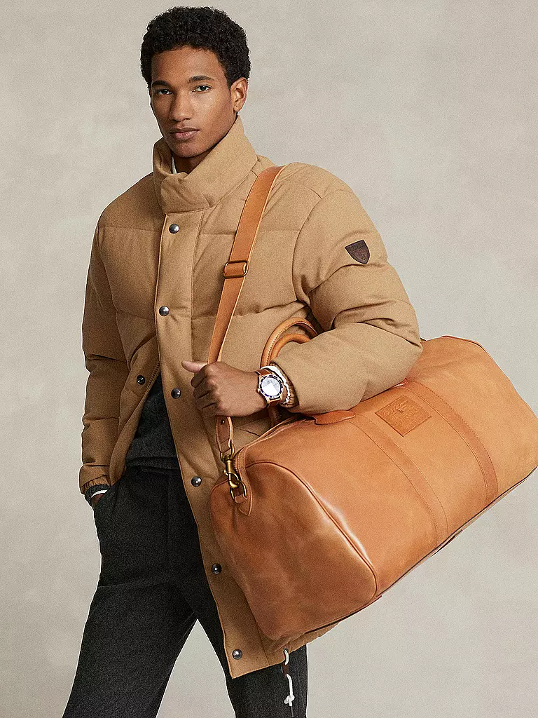 POLO RALPH LAUREN | Ledertasche - Weekender | hellbraun