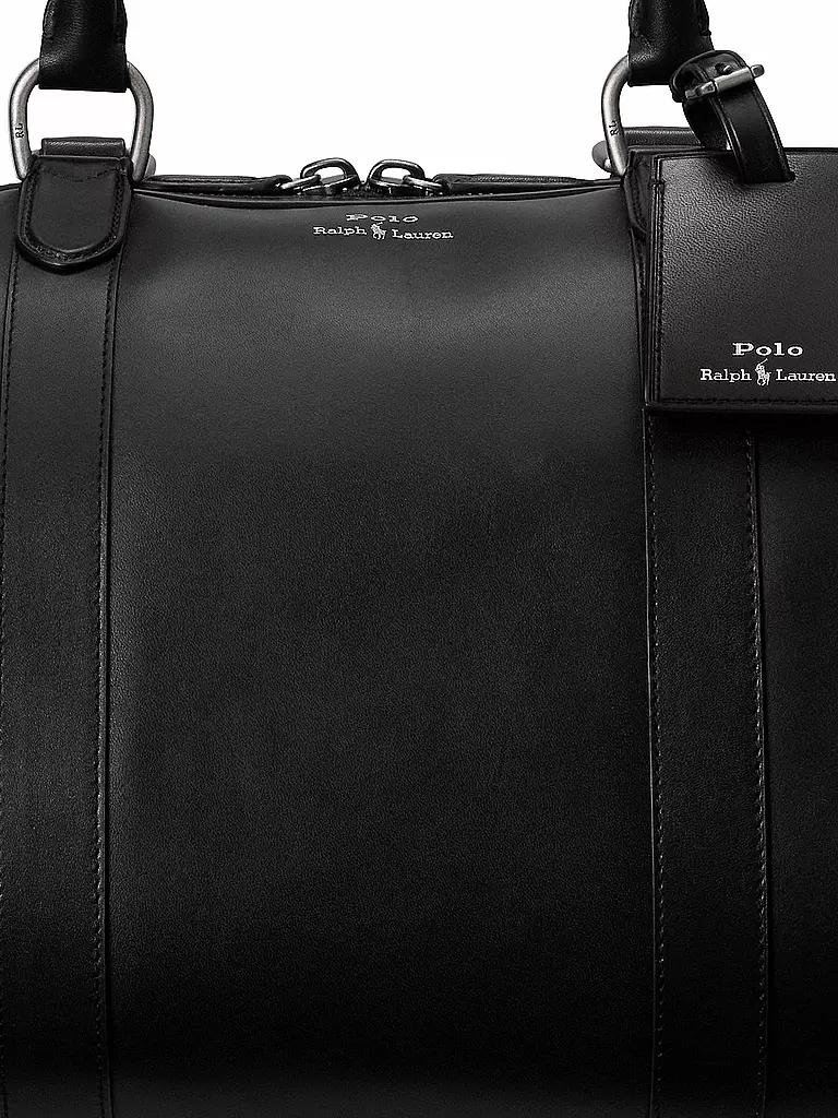 POLO RALPH LAUREN | Ledertasche - Weekender | schwarz