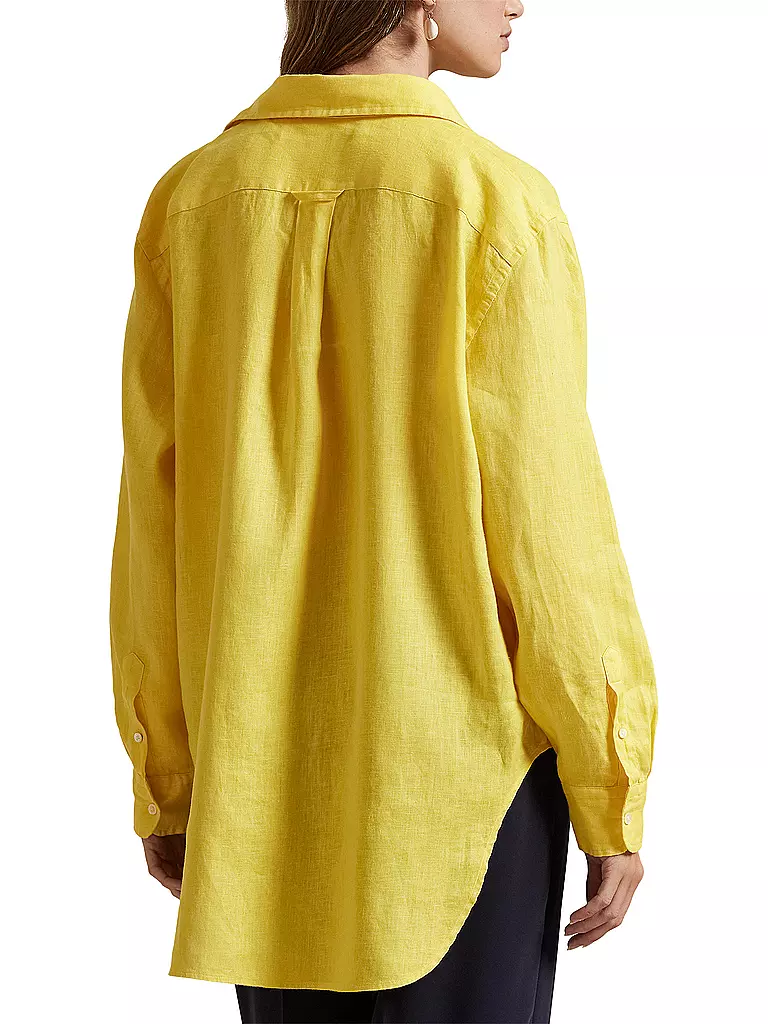 POLO RALPH LAUREN | Leinenbluse  | gelb