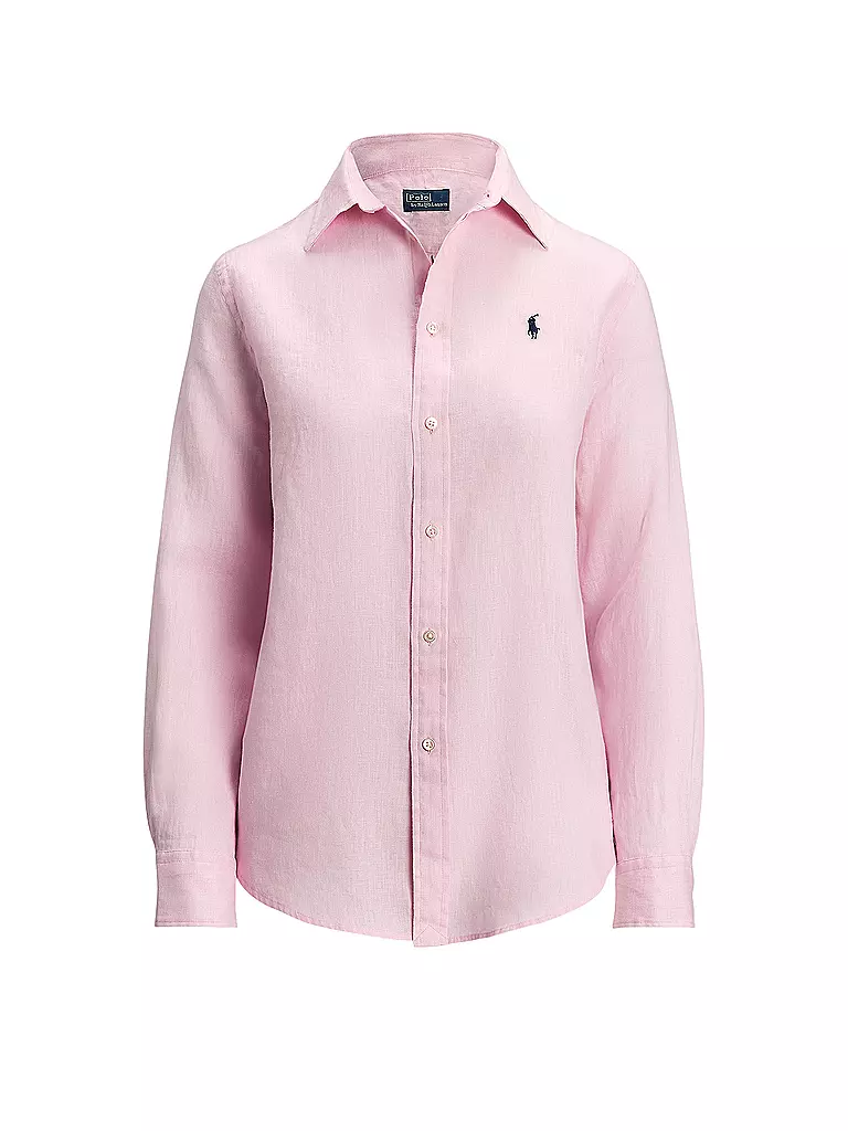 POLO RALPH LAUREN | Leinenbluse | rosa