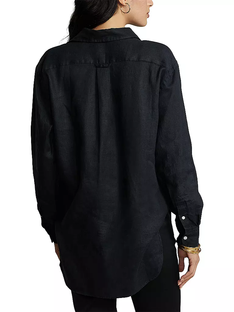 POLO RALPH LAUREN | Leinenbluse | schwarz