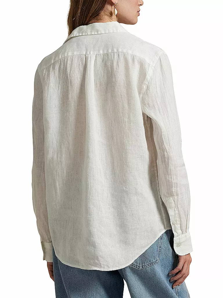 POLO RALPH LAUREN | Leinenbluse | dunkelblau