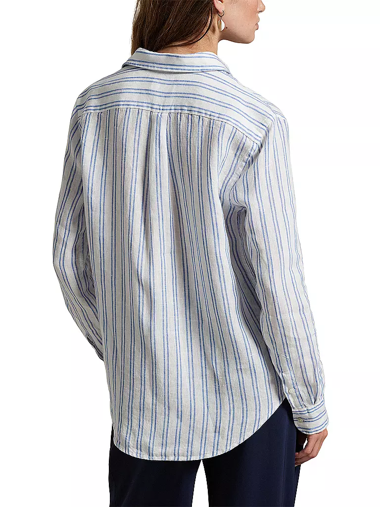 POLO RALPH LAUREN | Leinenbluse | blau