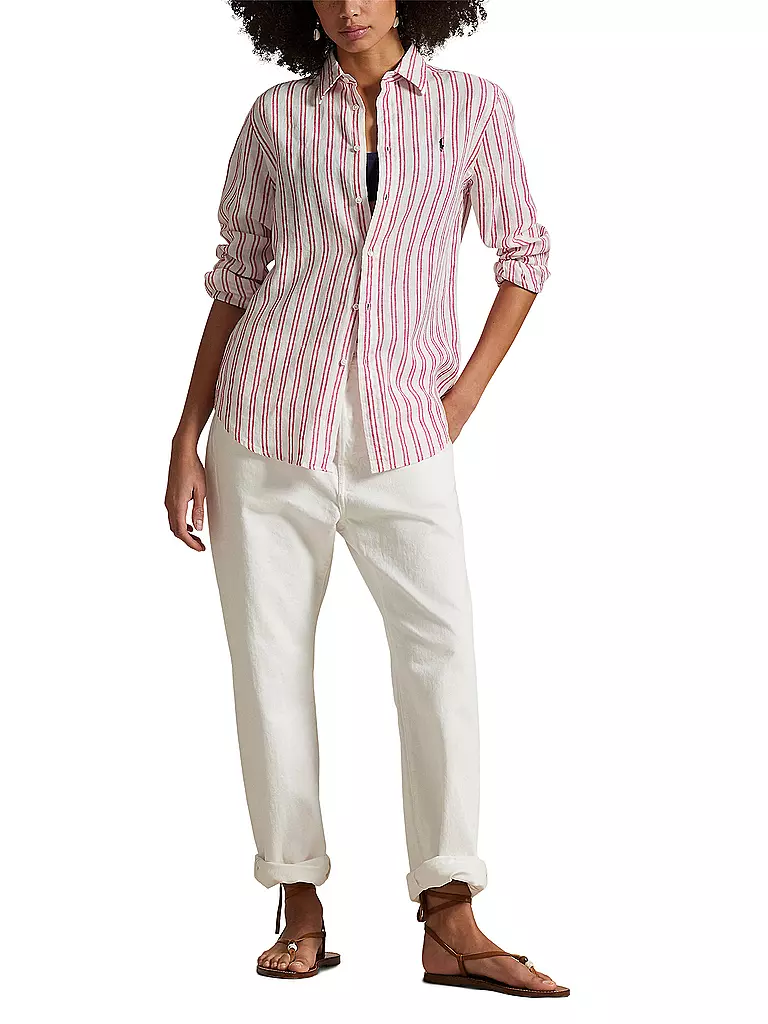 POLO RALPH LAUREN | Leinenbluse | blau