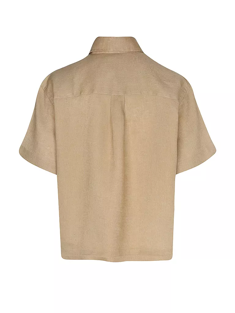 POLO RALPH LAUREN | Leinenbluse | camel