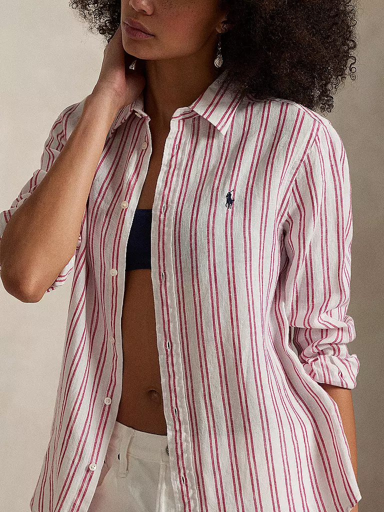 POLO RALPH LAUREN | Leinenbluse | blau
