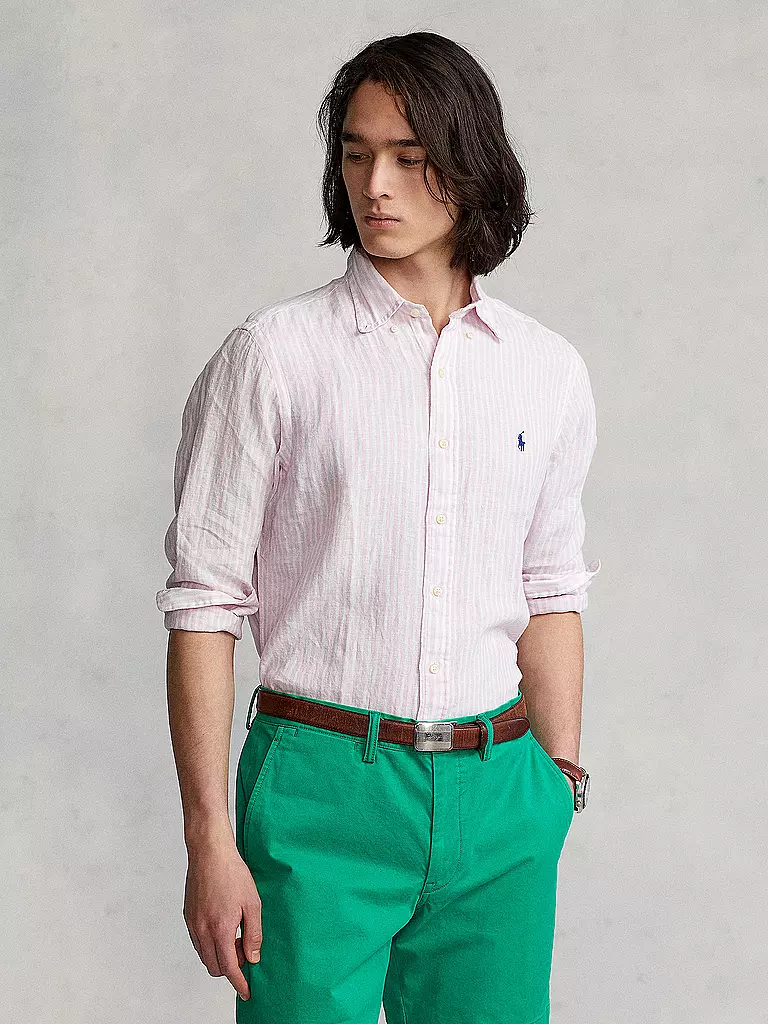 POLO RALPH LAUREN | Leinenhemd  | weiss