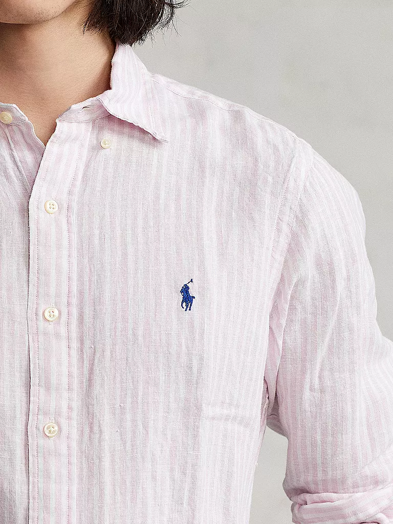 POLO RALPH LAUREN | Leinenhemd  | rosa