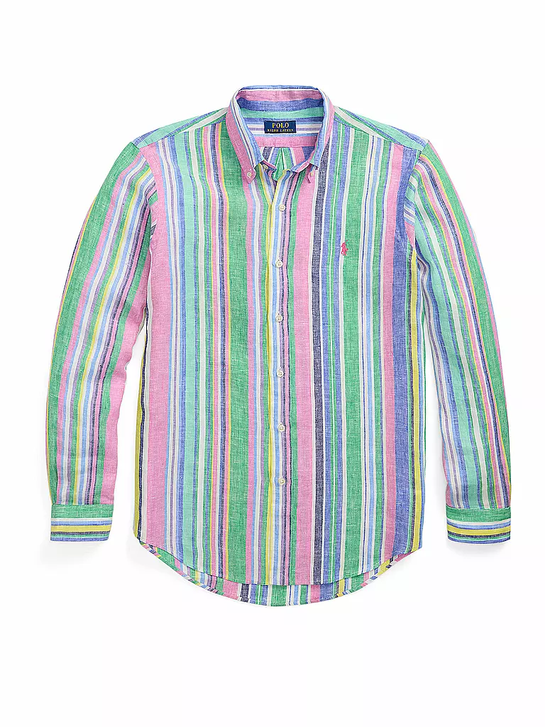 POLO RALPH LAUREN | Leinenhemd Custom Fit | bunt