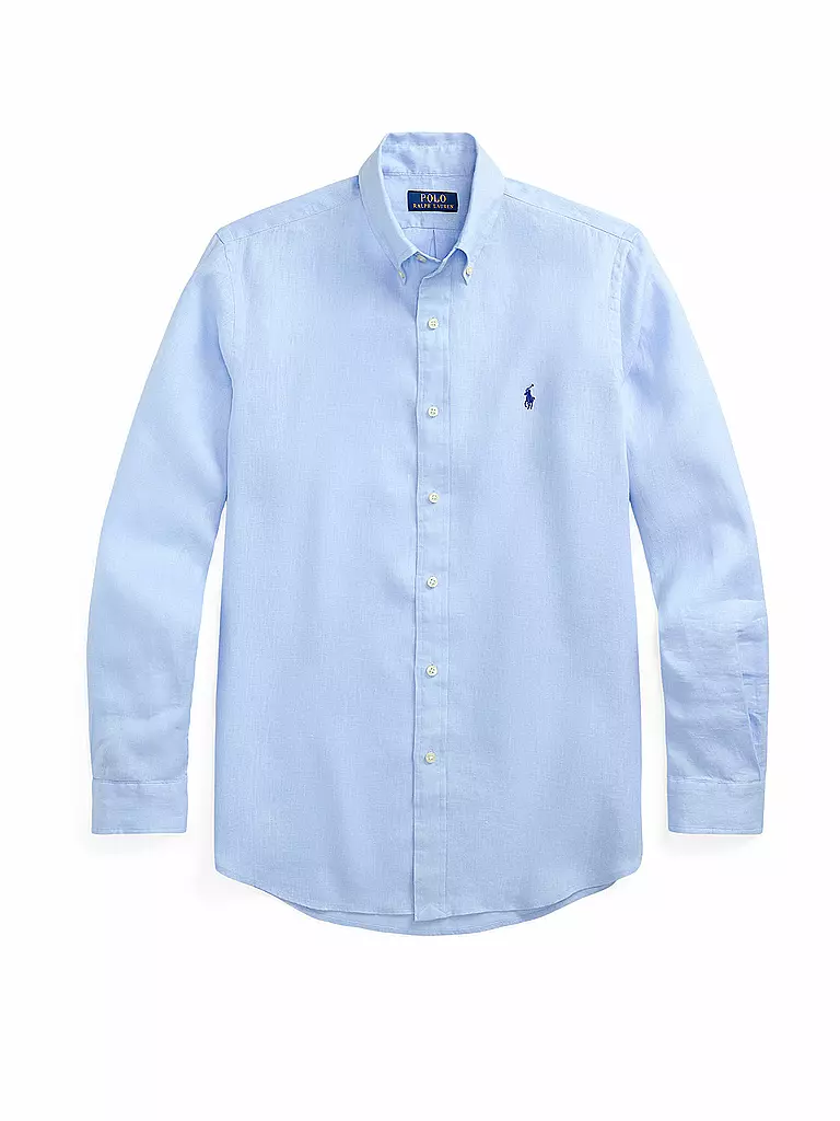 POLO RALPH LAUREN | Leinenhemd Custom Fit | hellblau
