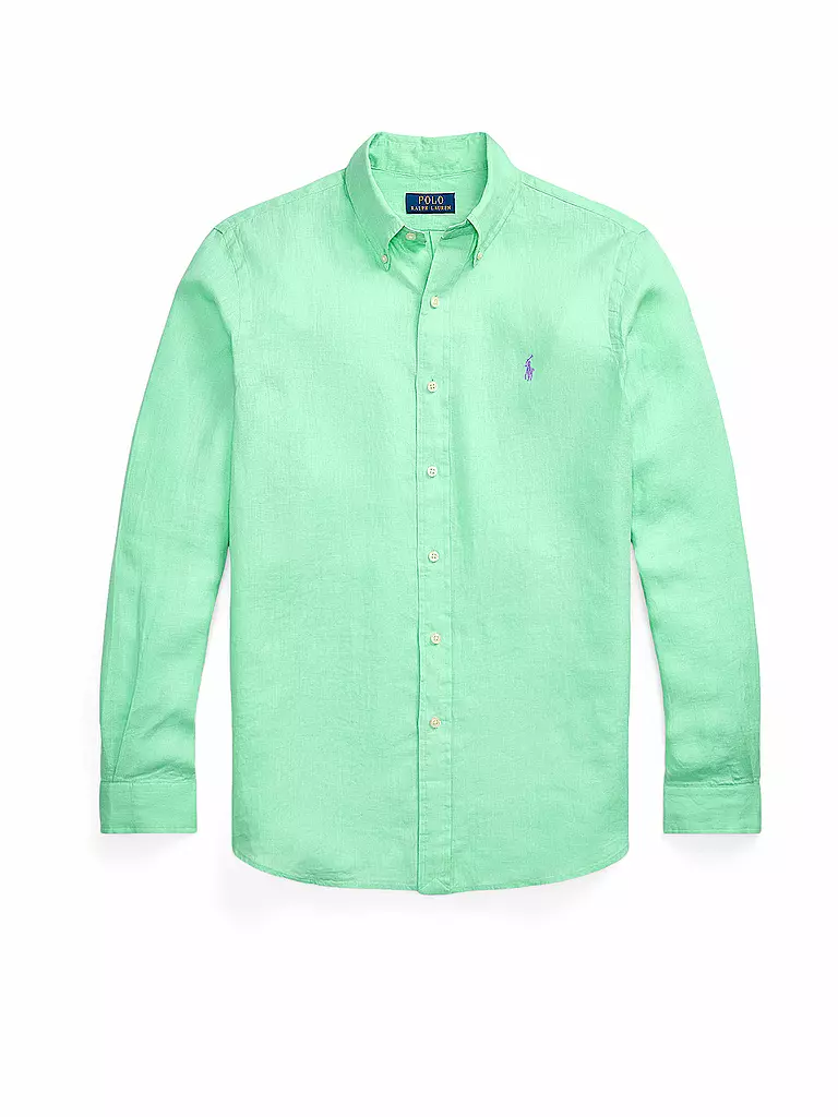POLO RALPH LAUREN | Leinenhemd Custom Fit | türkis