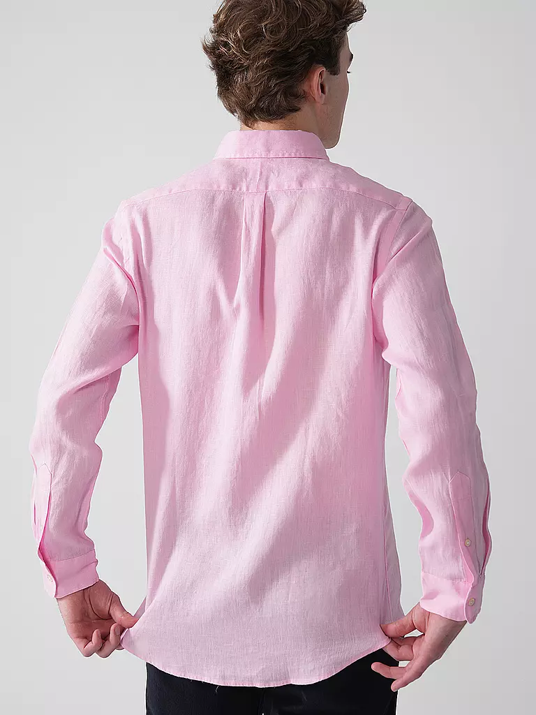 POLO RALPH LAUREN | Leinenhemd Custom Fit | rosa