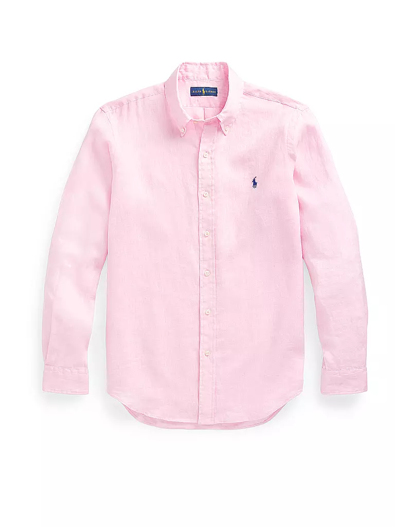 POLO RALPH LAUREN | Leinenhemd | rosa