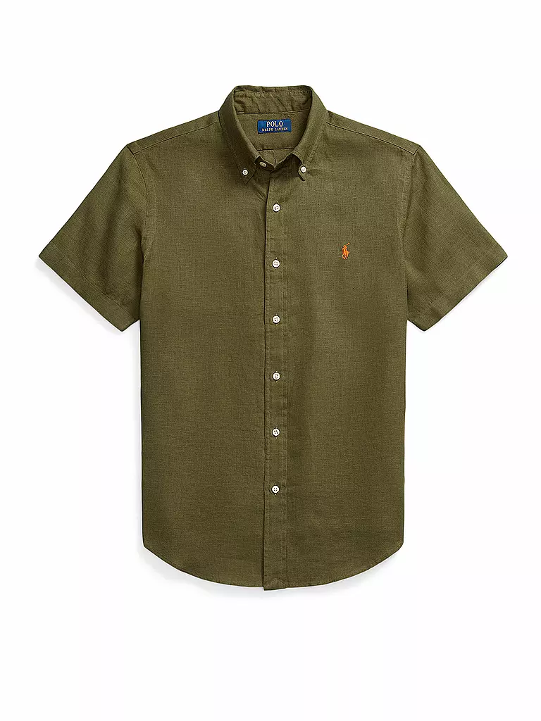 POLO RALPH LAUREN | Leinenhemd | olive