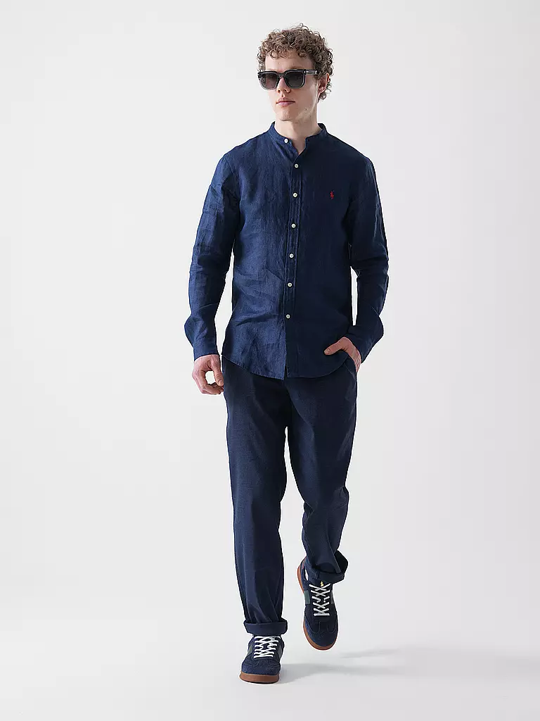 POLO RALPH LAUREN | Leinenhemd | dunkelblau
