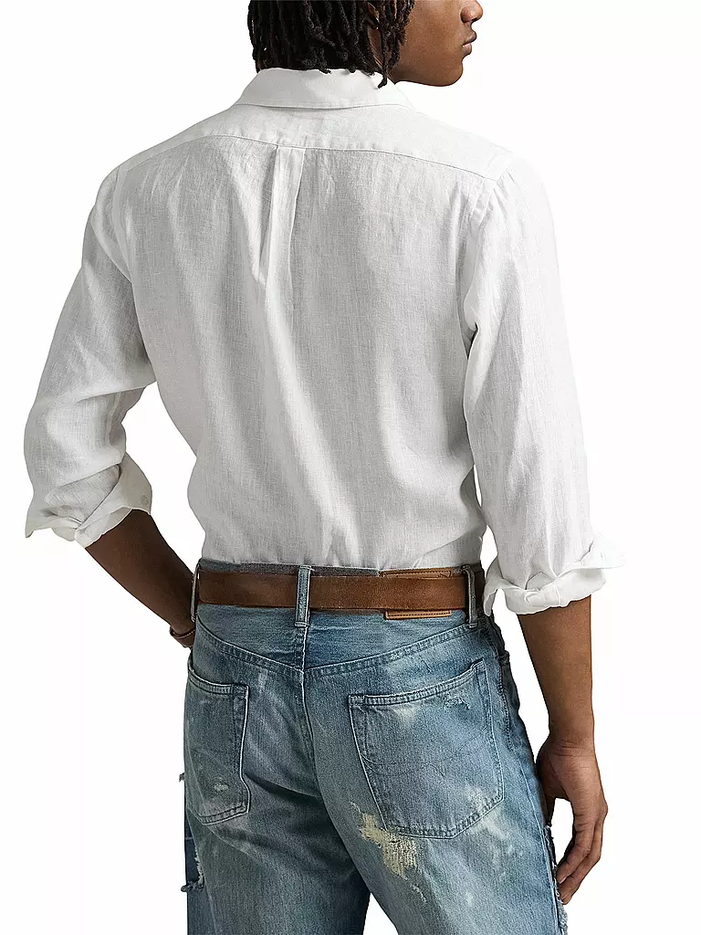 POLO RALPH LAUREN | Leinenhemd | dunkelblau