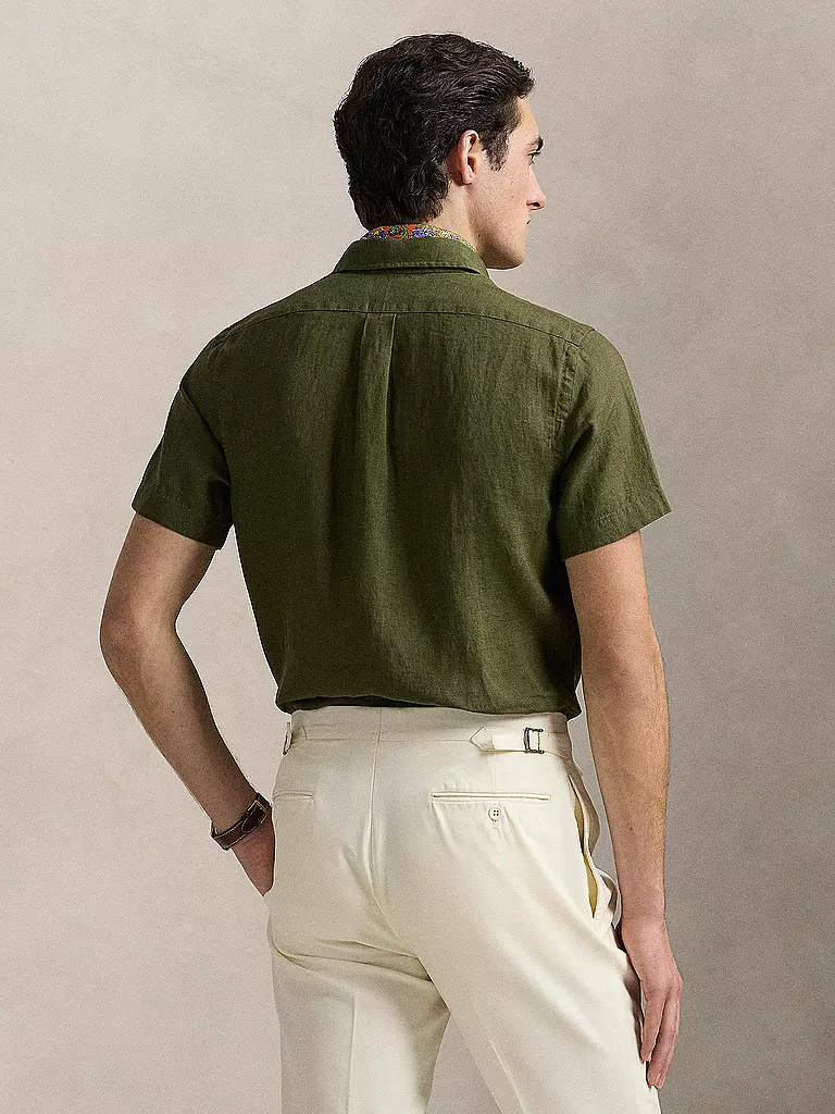 POLO RALPH LAUREN | Leinenhemd | dunkelblau