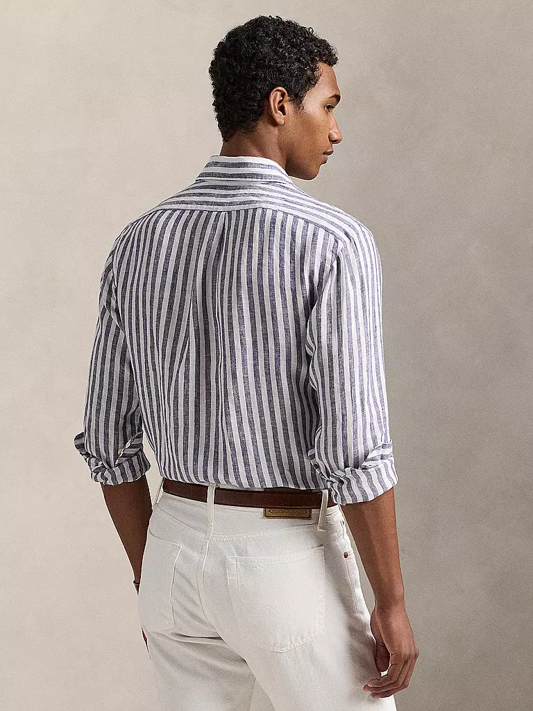 POLO RALPH LAUREN | Leinenhemd | dunkelblau
