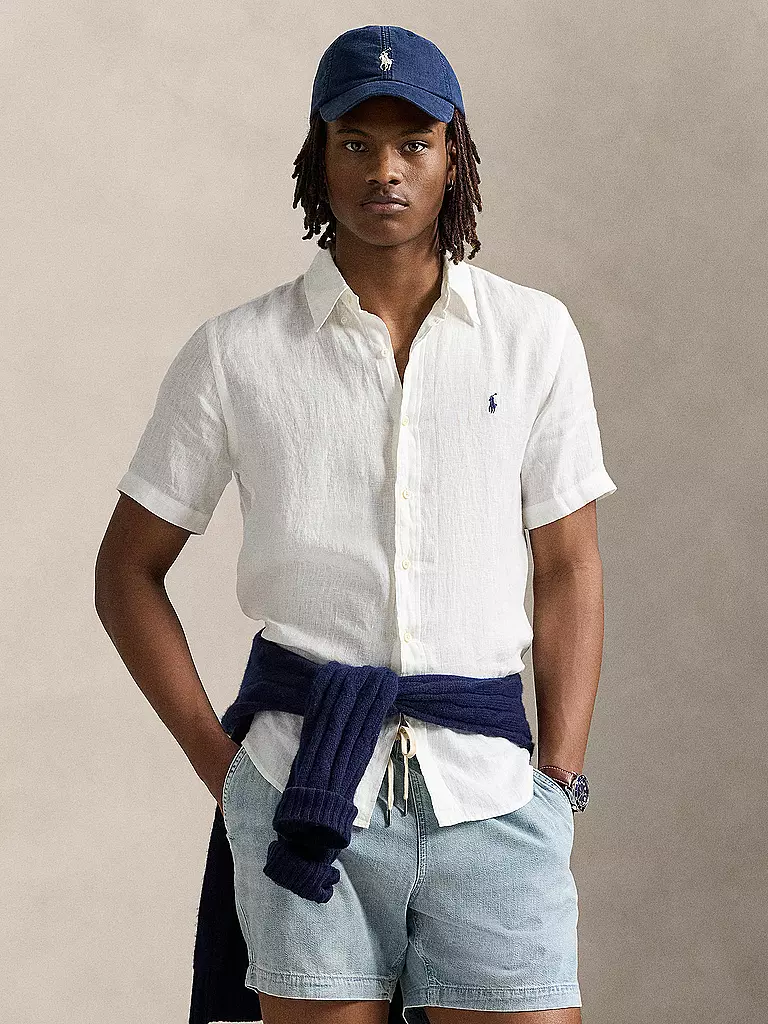 POLO RALPH LAUREN | Leinenhemd | dunkelblau