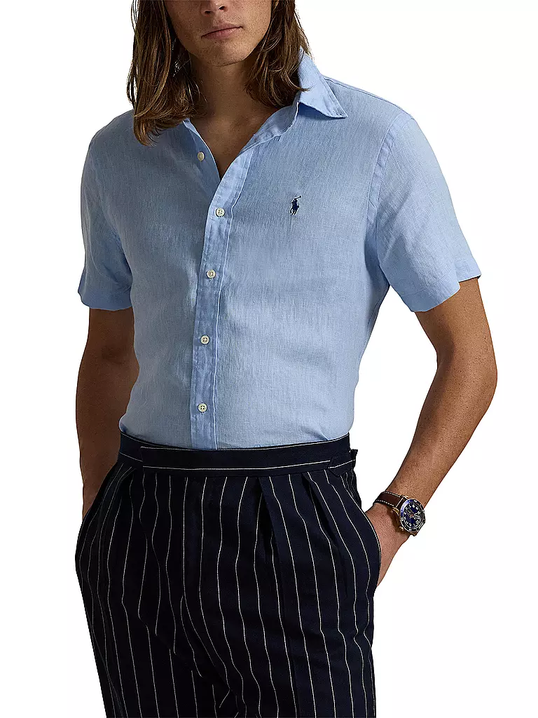 POLO RALPH LAUREN | Leinenhemd | dunkelblau