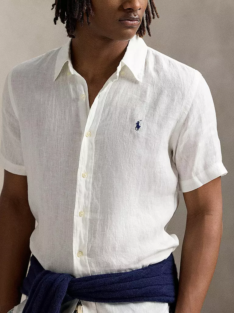 POLO RALPH LAUREN | Leinenhemd | dunkelblau