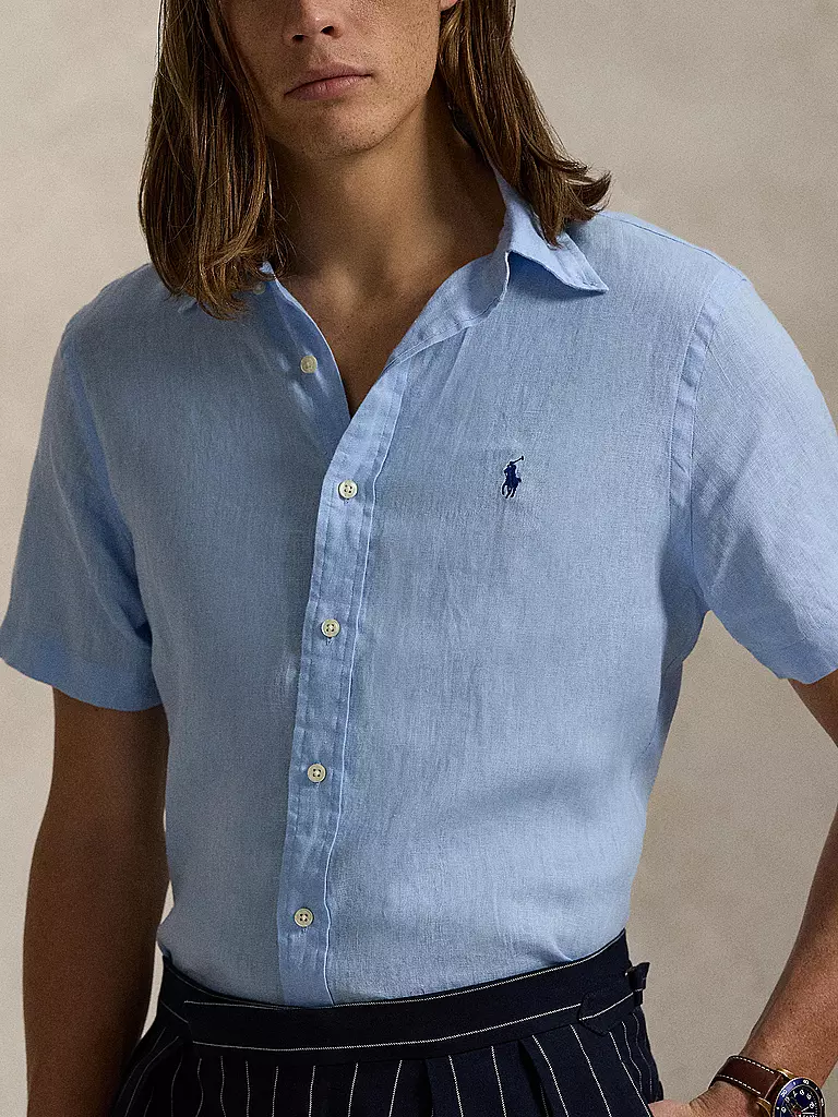 POLO RALPH LAUREN | Leinenhemd | dunkelblau