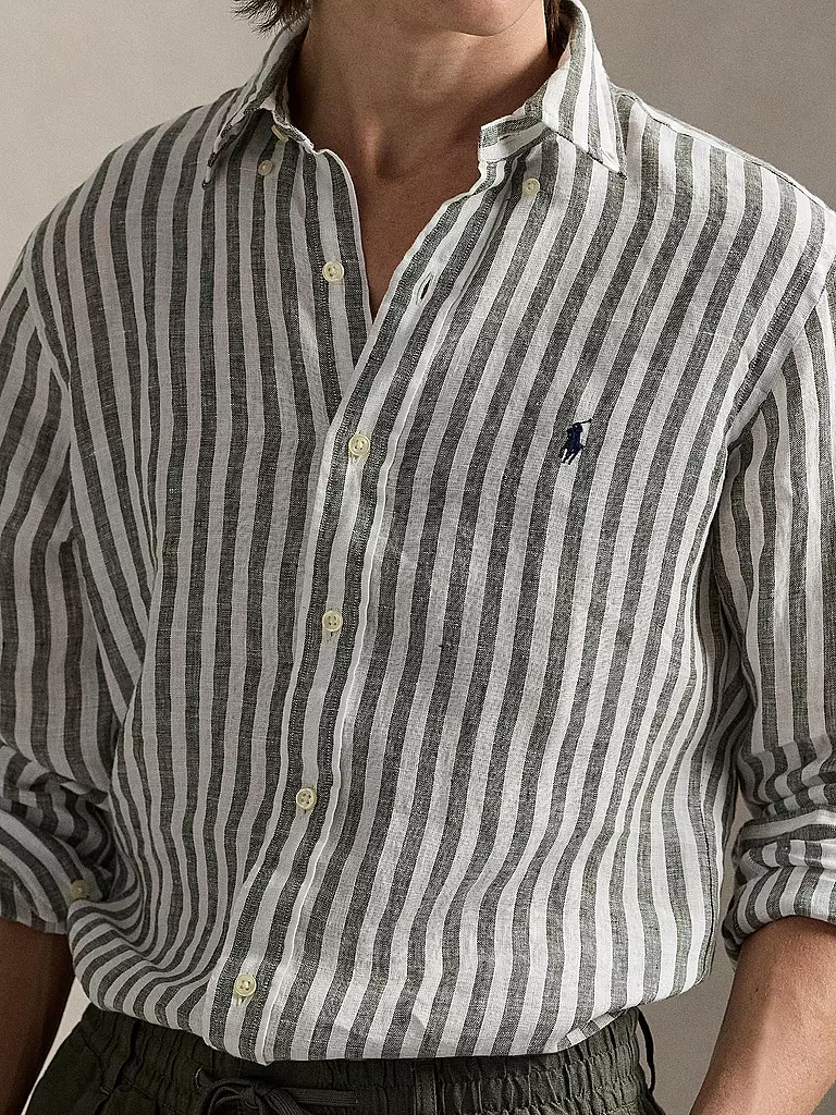 POLO RALPH LAUREN | Leinenhemd | dunkelblau