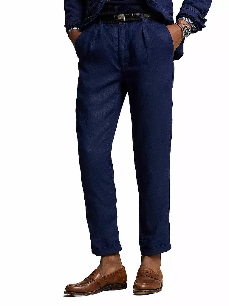 POLO RALPH LAUREN | Leinenhose | dunkelblau