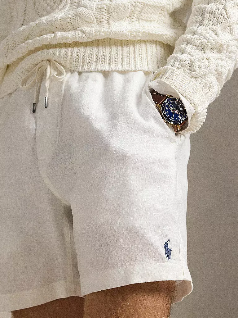 POLO RALPH LAUREN | Leinenshorts | dunkelblau