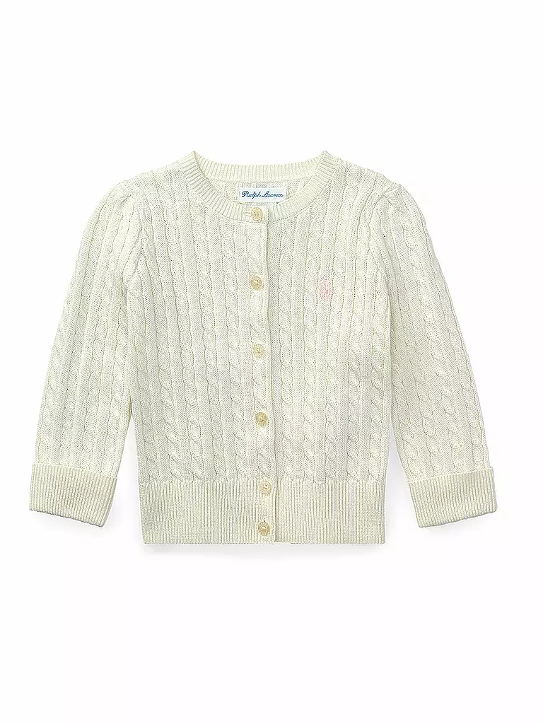 POLO RALPH LAUREN | Mädchen Strickjacke | weiss