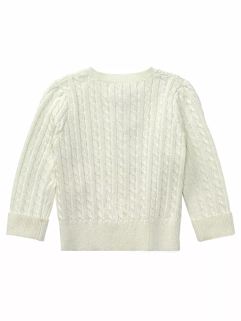 POLO RALPH LAUREN | Mädchen Strickjacke | weiss