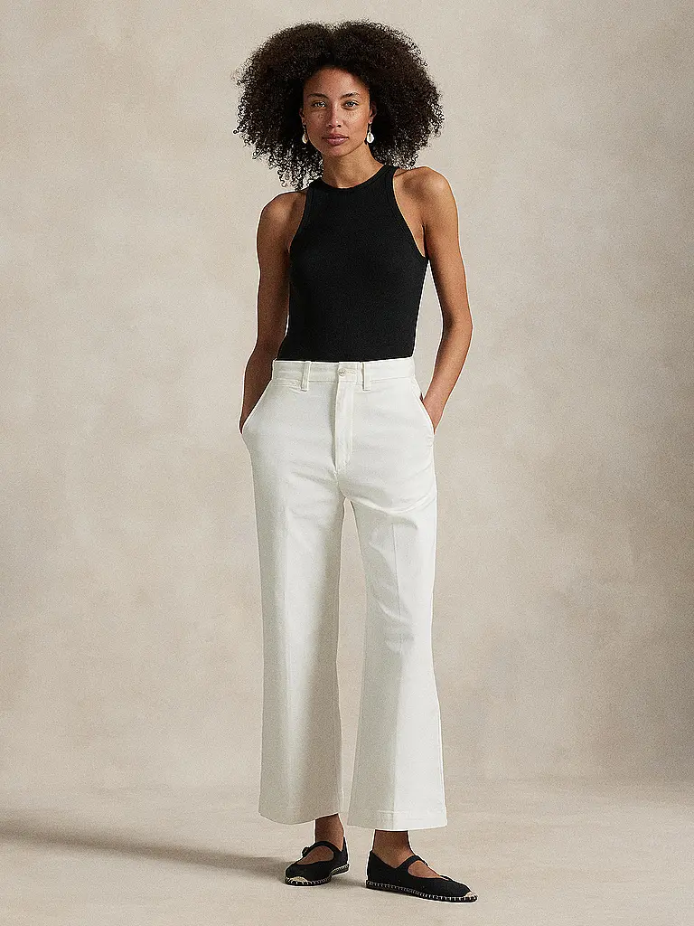 POLO RALPH LAUREN | Marlenehose  | Weiss