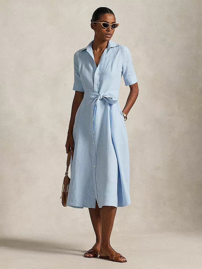 POLO RALPH LAUREN | Midikleid  | blau