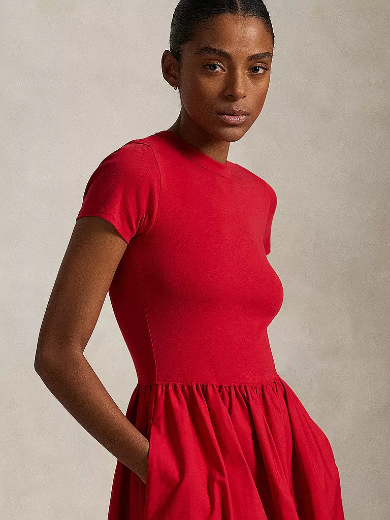 POLO RALPH LAUREN | Midikleid  | rot