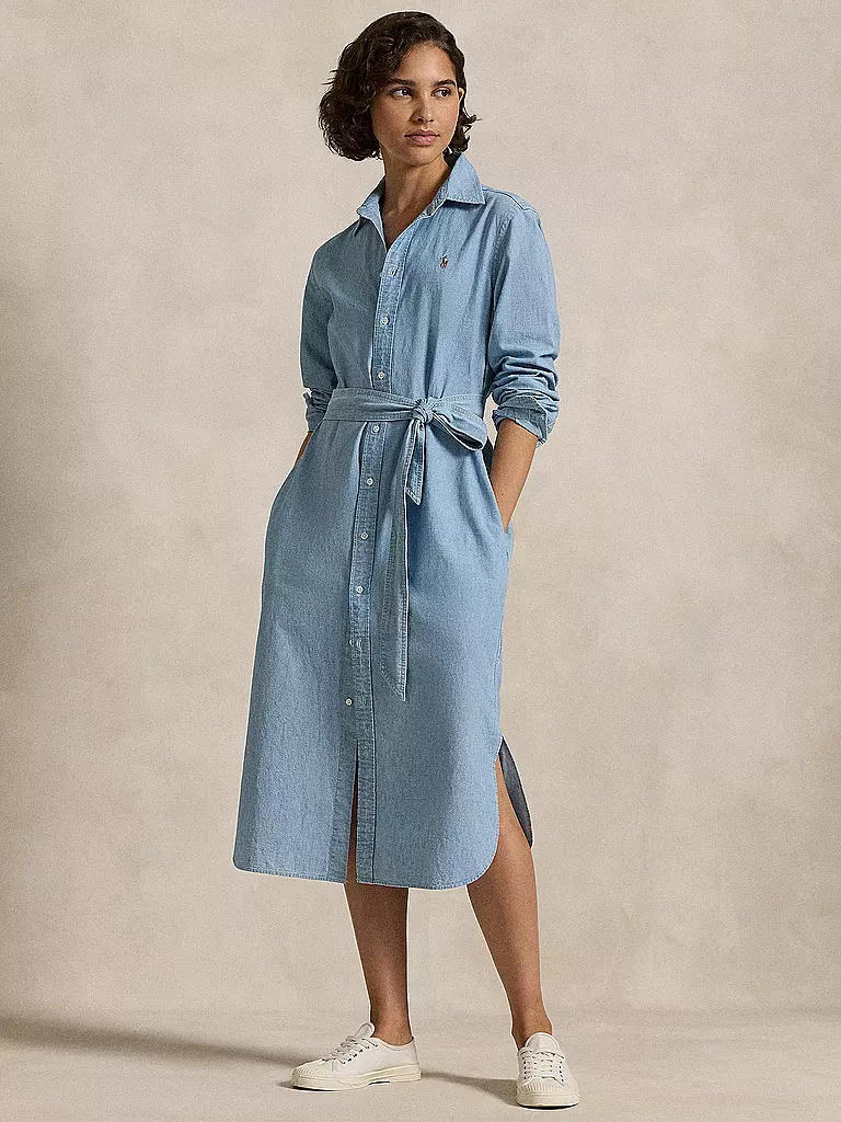 POLO RALPH LAUREN | Midikleid | blau