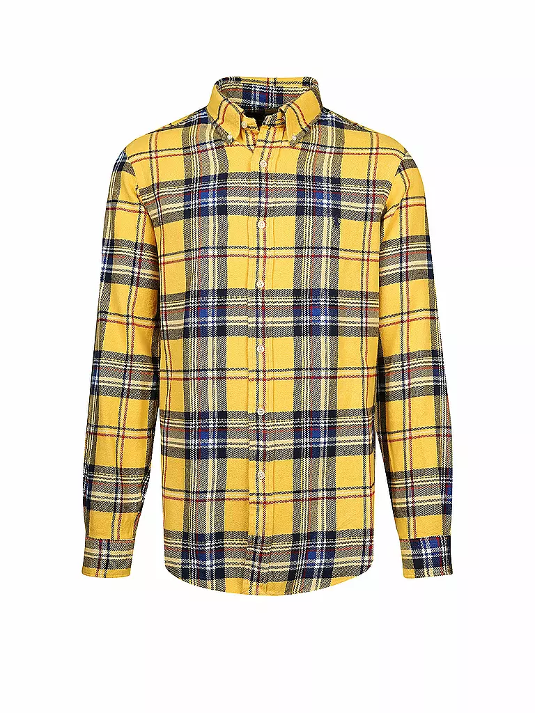 POLO RALPH LAUREN | Overshirt - Flanellhemd Custom-Fit | gelb