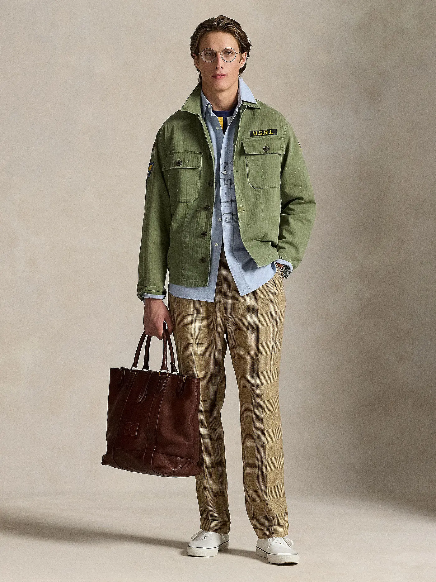 POLO RALPH LAUREN | Overshirt  | olive