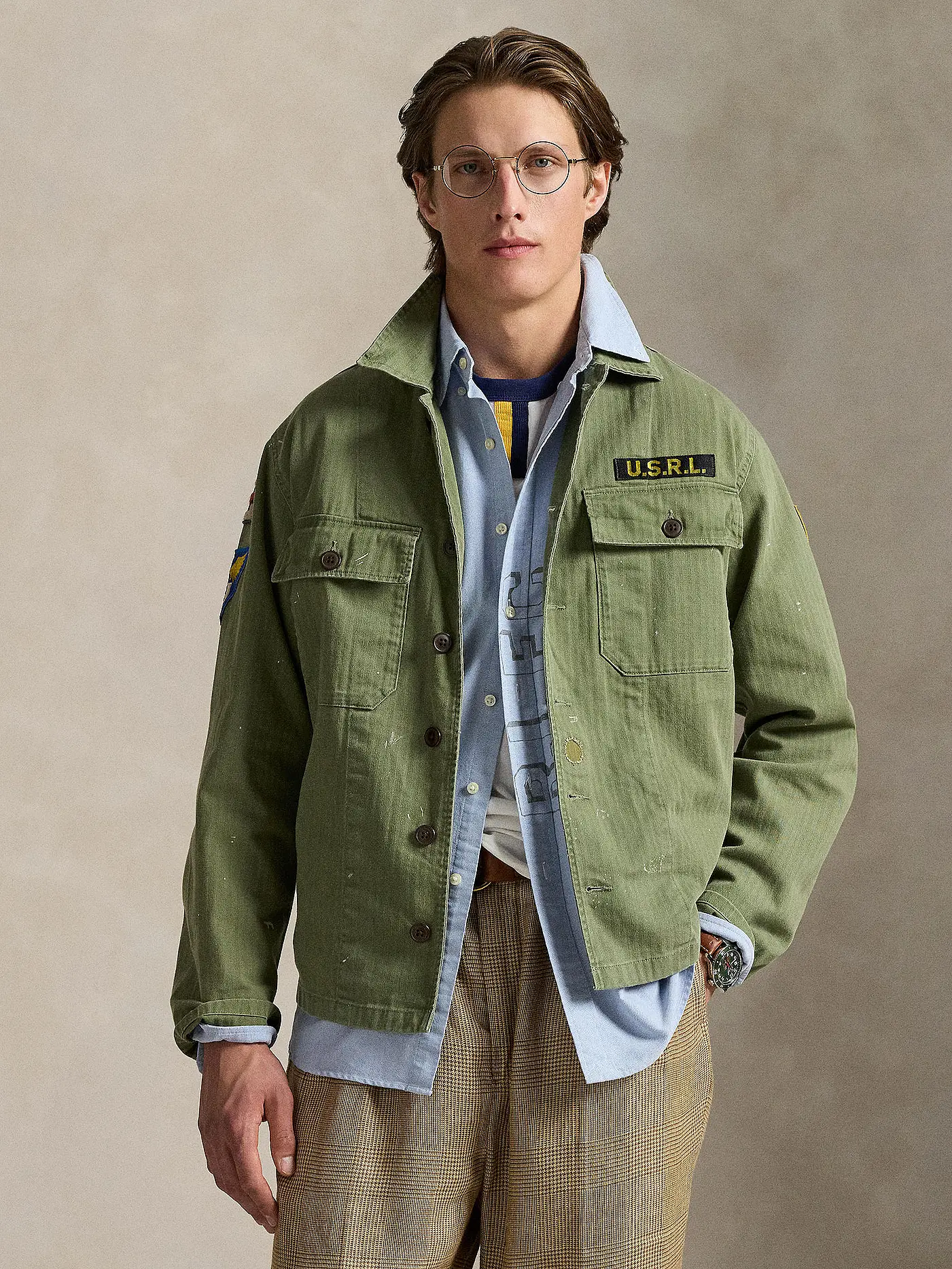 POLO RALPH LAUREN | Overshirt  | olive