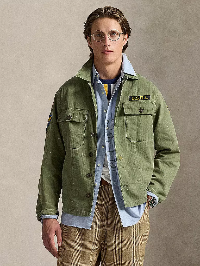 POLO RALPH LAUREN | Overshirt | olive