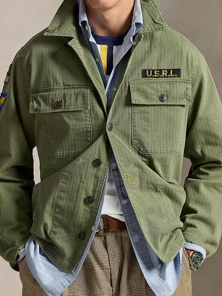POLO RALPH LAUREN | Overshirt | olive