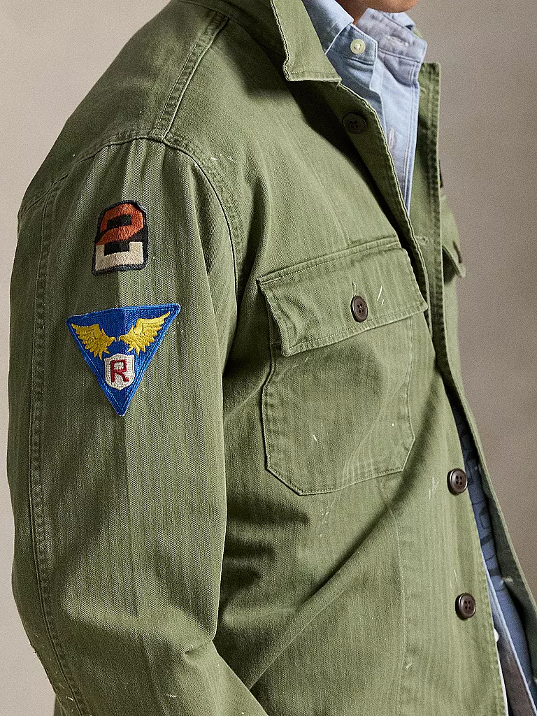 POLO RALPH LAUREN | Overshirt | olive