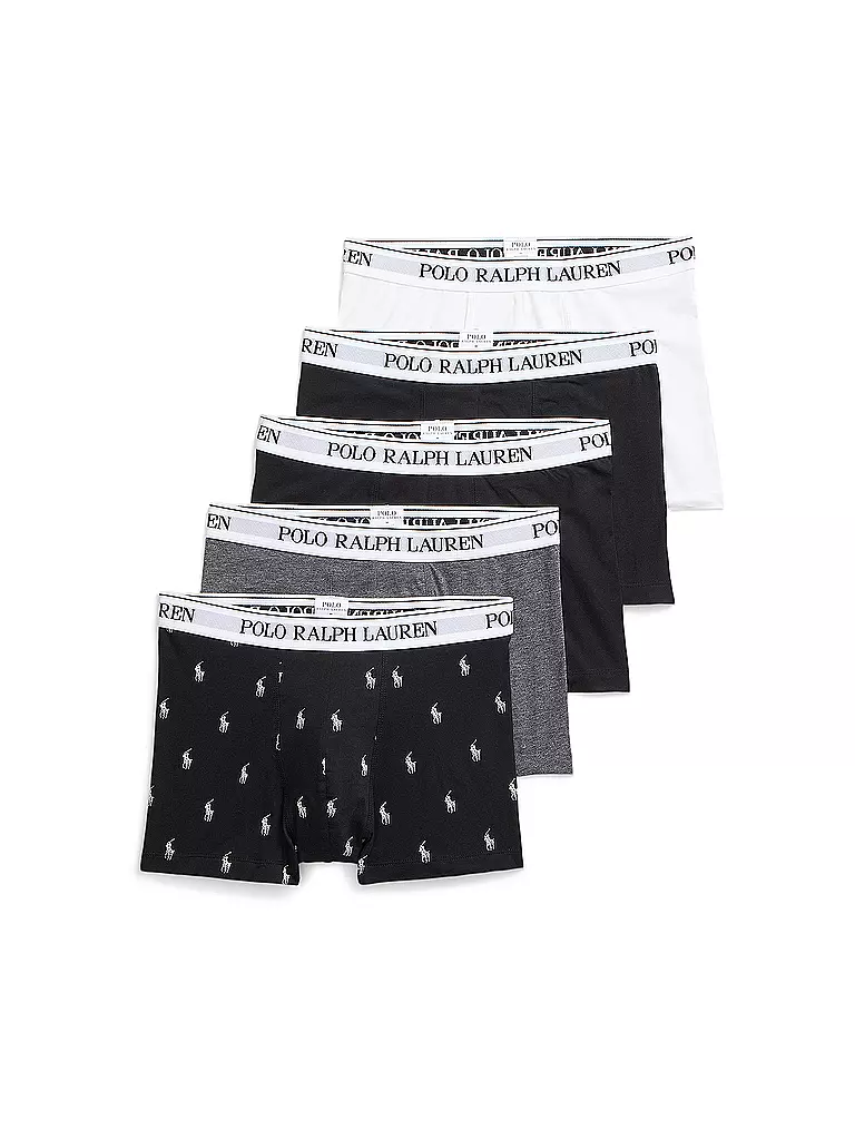 POLO RALPH LAUREN | Pants 5-er Pkg white black black | bunt