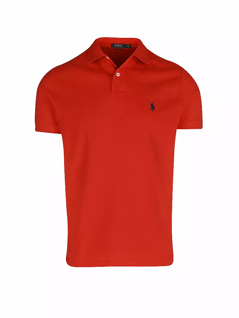 POLO RALPH LAUREN | Poloshirt Custom Fit  | rot