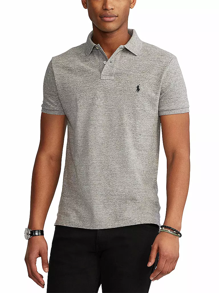 POLO RALPH LAUREN | Poloshirt Custom Fit  | grau