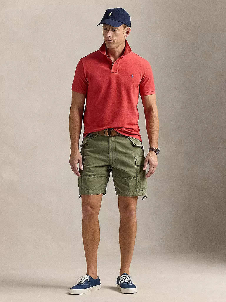 POLO RALPH LAUREN | Poloshirt Custom Fit | Rot