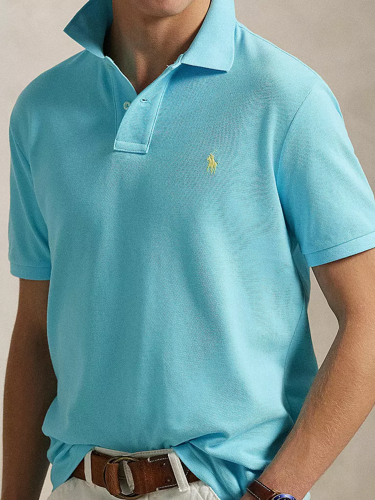 POLO RALPH LAUREN | Poloshirt Custom Fit | Türkis