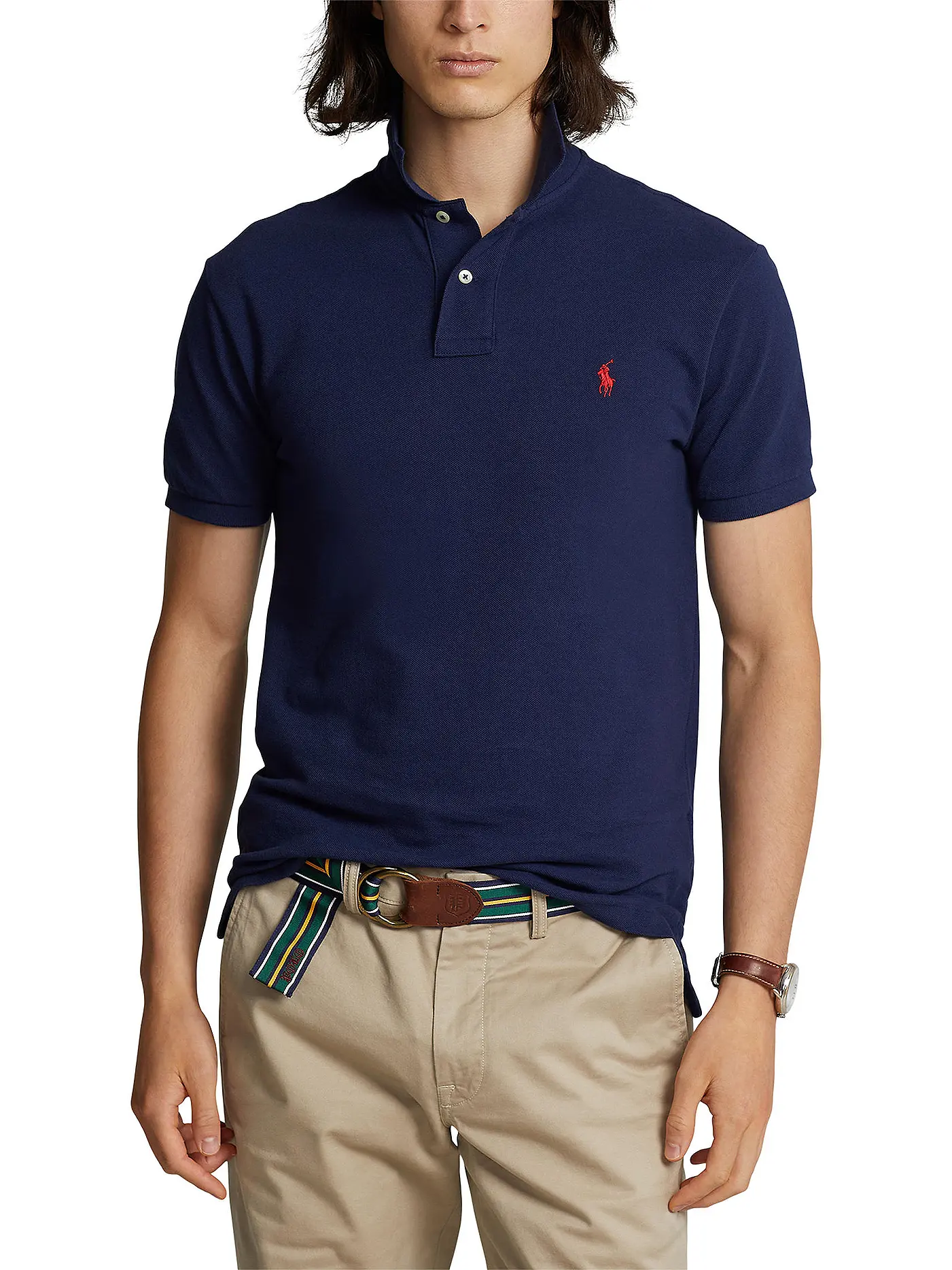 POLO RALPH LAUREN | Poloshirt Custom Slim Fit  | dunkelblau