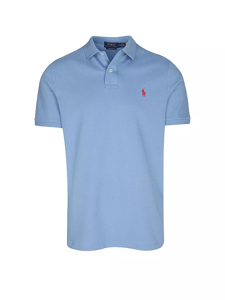 POLO RALPH LAUREN | Poloshirt Custom Slim Fit | hellblau