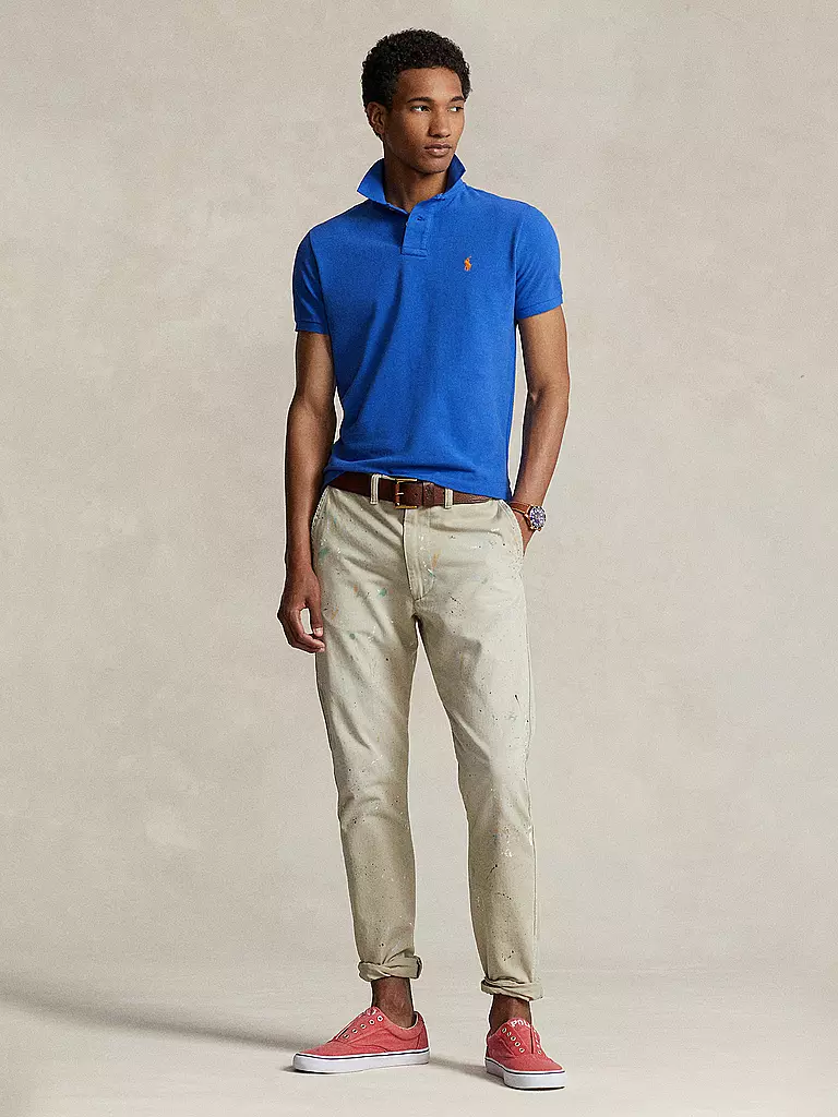 POLO RALPH LAUREN | Poloshirt Custom Slim Fit | blau