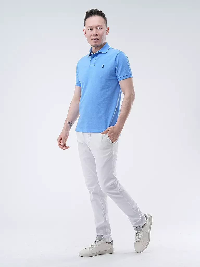 POLO RALPH LAUREN | Poloshirt Custom Slim Fit | hellblau